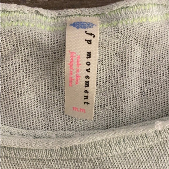 NWT Free People FP Movement Nava Graphic Pierced - Picture 3 of 4